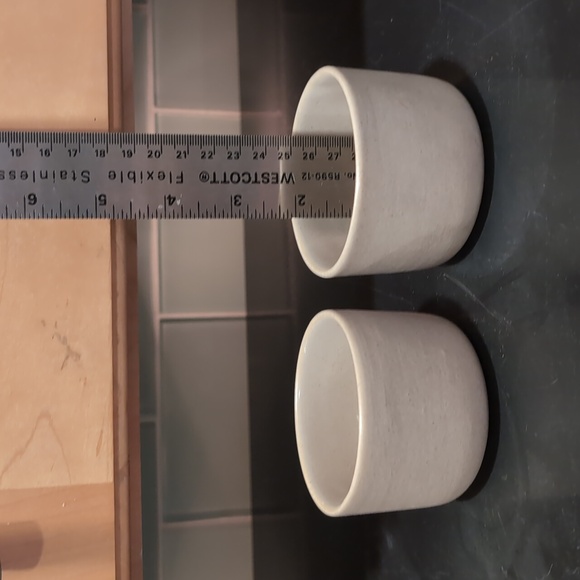 3 pieces Pigeon Forge Pottery classic grey clear inside glaze - Picture 10 of 13